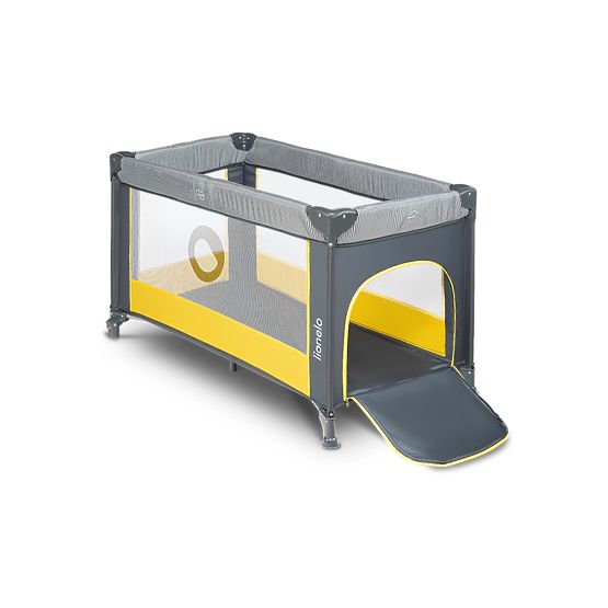 Potovalna posteljica Stefi - Yellow Lemon