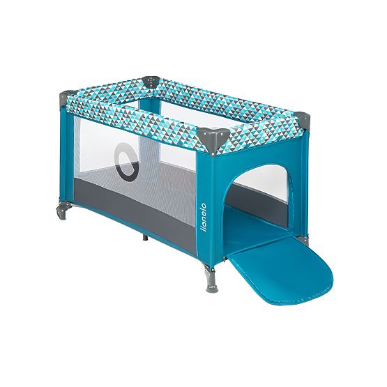Potovalna posteljica Stefi - Green Turquoise