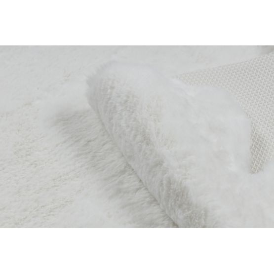 Pralna preproga SHAPE 3146 Medvedek Shaggy - slonokoščena plišasta, protizdrsna