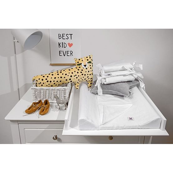 Udobna previjalna podloga - bela