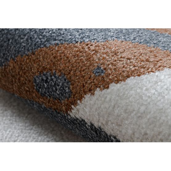 Preproga BONO 8426 Jungle, divje živali kremna / temno zlata