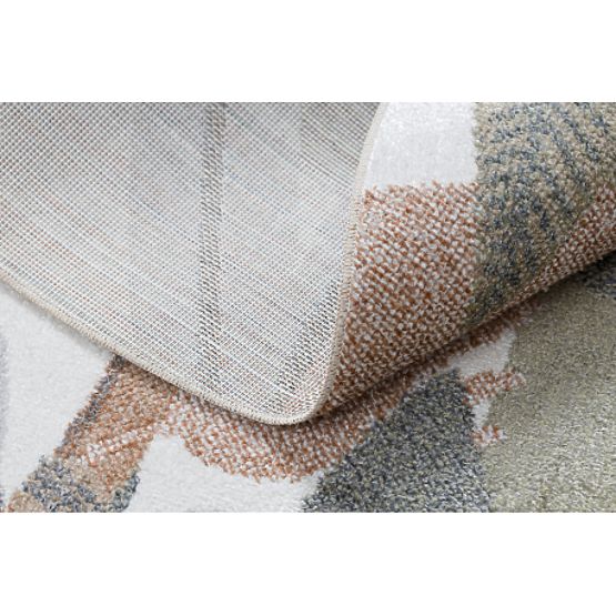 Preproga BONO 8426 krog Jungle, divje živali kremna / temno zlata