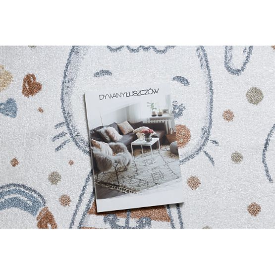 Preproga BONO 8441 krog Zajček mornar smetana / modra