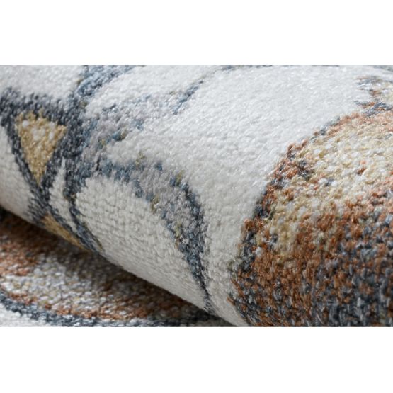 Preproga BONO 9614 krog Medved, baloni smetana / svetlo siva