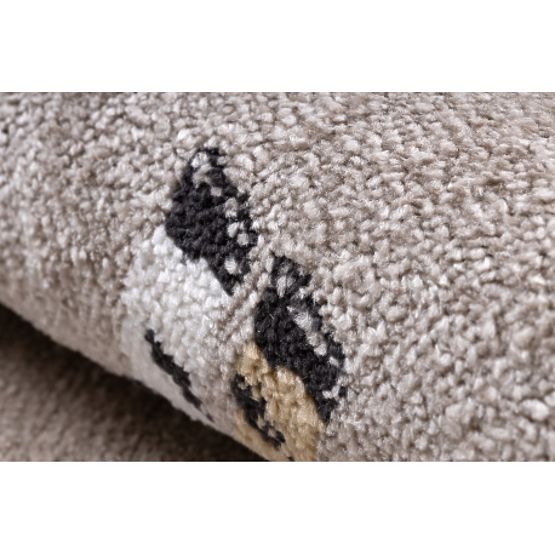 Preproga FUN Africa za otroke, živali, Afrika bež