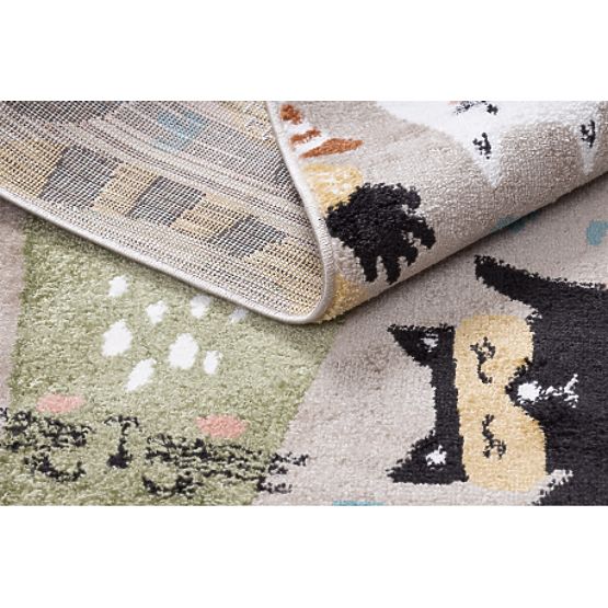 Preproga FUN Kittens za otroke, mačke bež