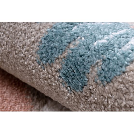 Preproga FUN Sweety za otroke, samorog, mavrica bež