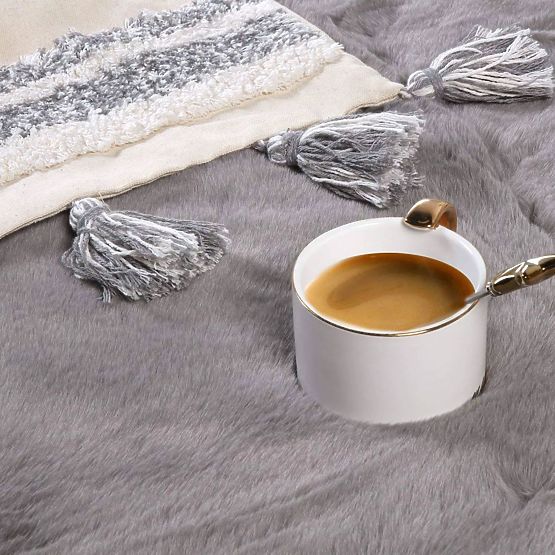 Zajčja svilena preproga - roza