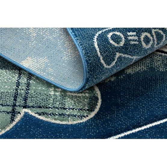 Preproga PETIT HELIKOPTER, LETALA, modra