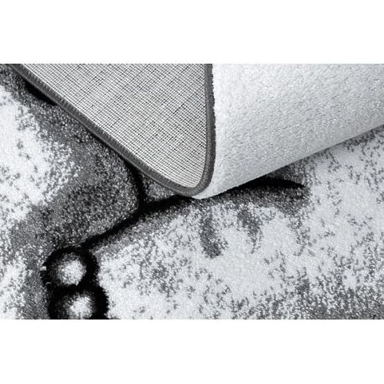 Preproga PETIT SLON S TROBILOM, SLONČEK, ZVEZDE, siva