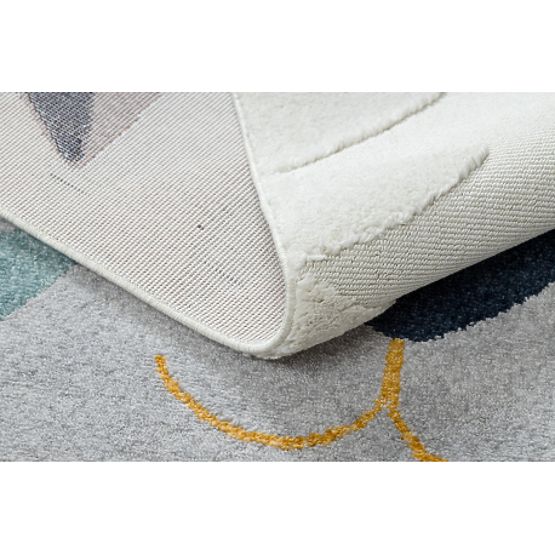 Preproga YOYO GD80 bela / siva - Tiger za otroke, strukturna, senzorične resice