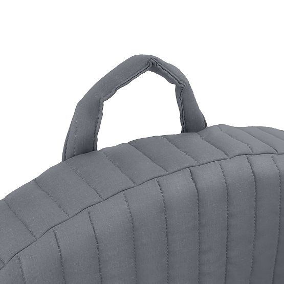 Prešiti otroški stol s črtami - grafit