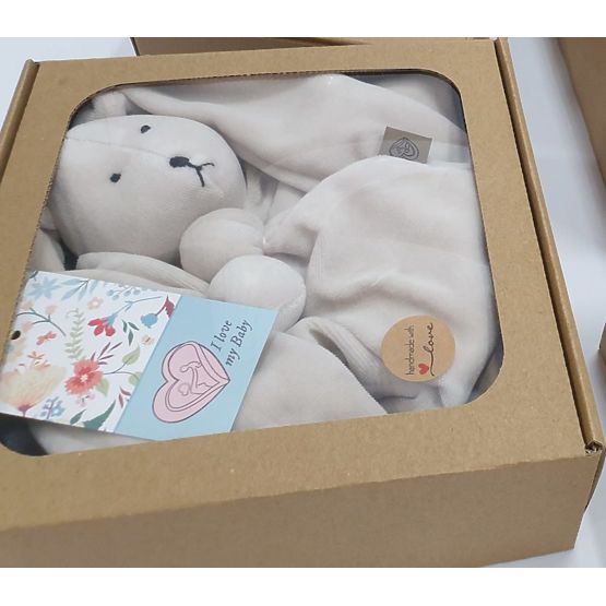 Priponka za zajčke - bela