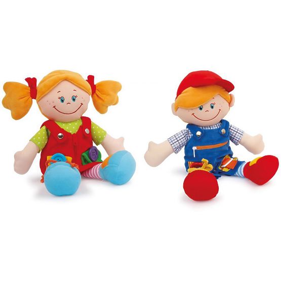Punčke z zapenjanjem Klara in Marcel