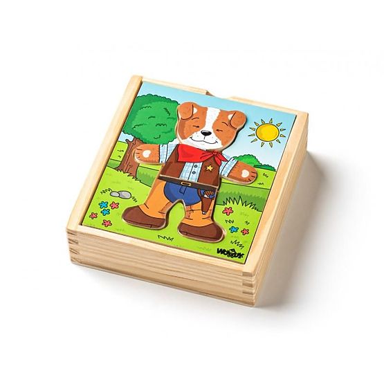 Puzzle Pes za oblačenje