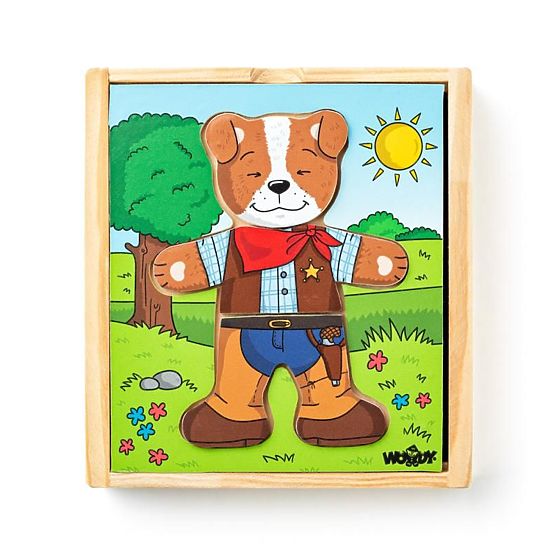 Puzzle Pes za oblačenje