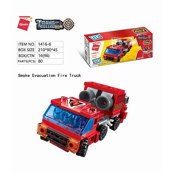 Qman Blazing Mars 1416 komplet 6v1