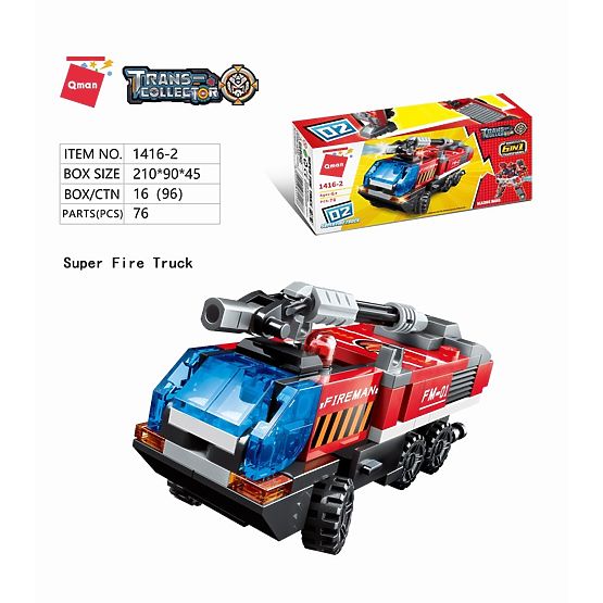 Qman Blazing Mars 1416 komplet 6v1