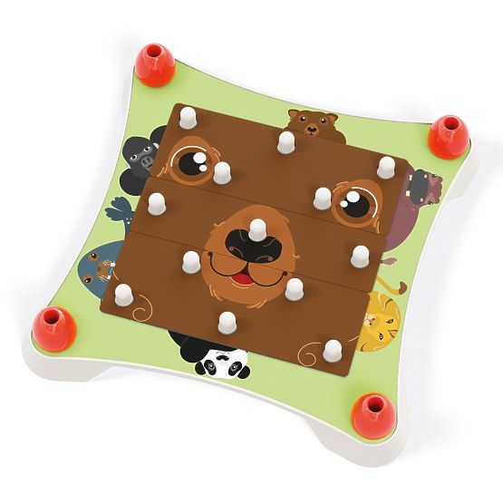 Quercetti Puzzle Živalski obrazi