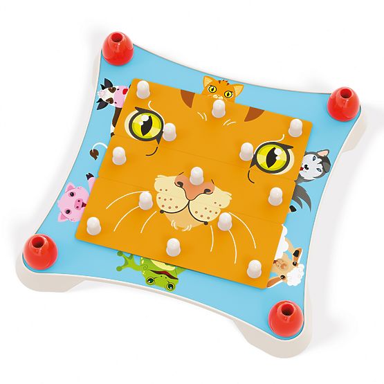 Quercetti Puzzle Živalski obrazi