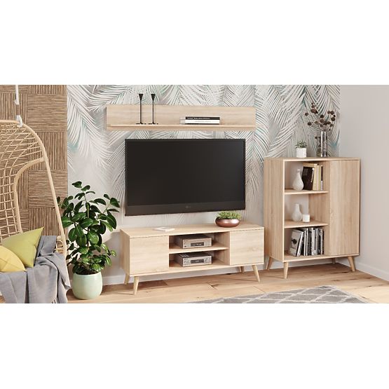 Regal omara Fondi hrast sonoma, skandinavski