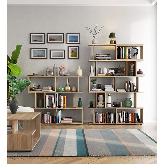 Regal s policami mini FIX - hrast sonoma