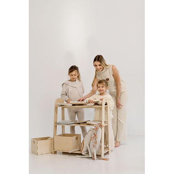 Regal SLIM L - naravni