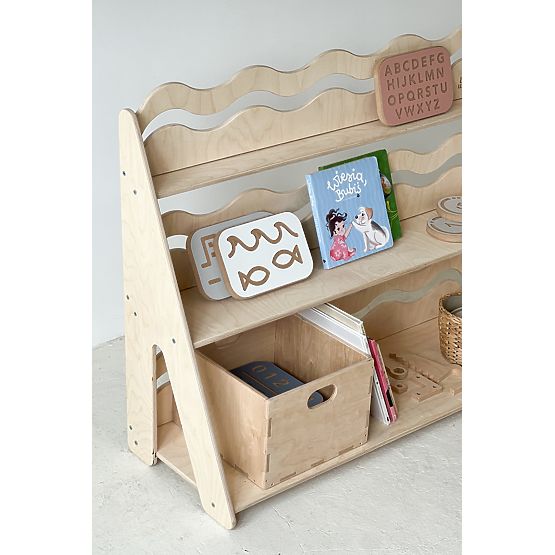 Regal WAVE L - naravna