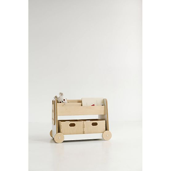 Regal za igrače s kolesi