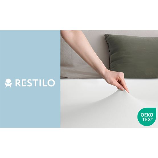 Rjuha AMBER barva bela klasični stil material jersey 80-90x200 DecoKing