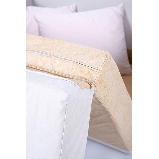 Raztegljiv kavč Jack - svetlo siva / pudrasto roza