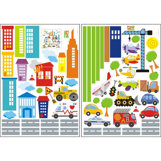 Samolepky na zeď  MĚSTO