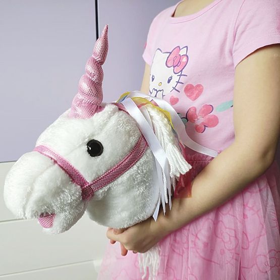 Samorog na palici Bianco Hobby Horse