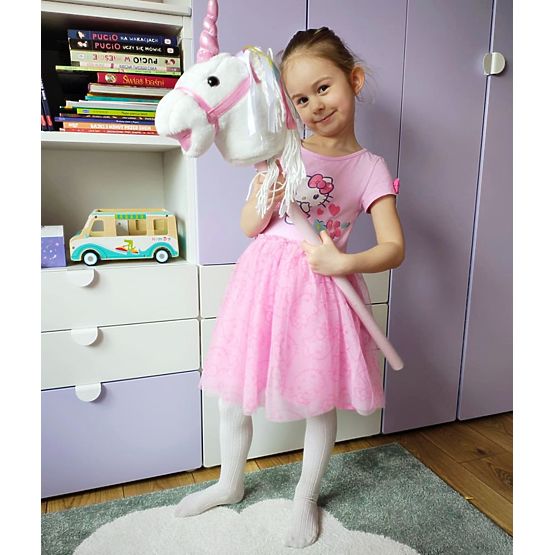 Samorog na palici Bianco Hobby Horse