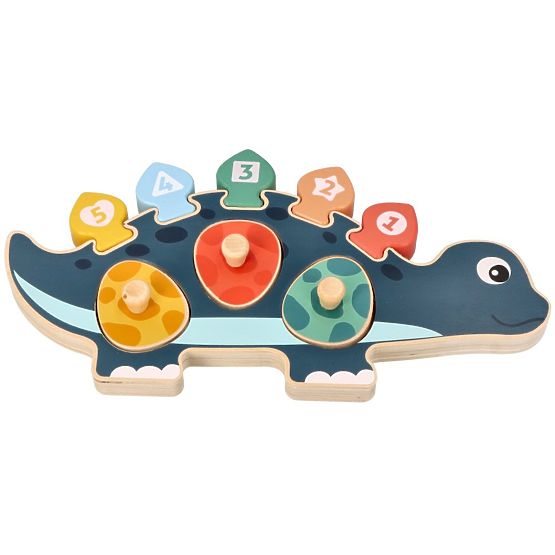 Sestavljanka mama dinozavra s številkami