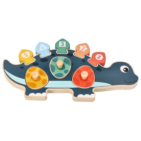 Sestavljanka mama dinozavra s številkami
