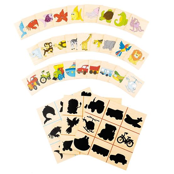 Sestavljanka puzzle najdi senco