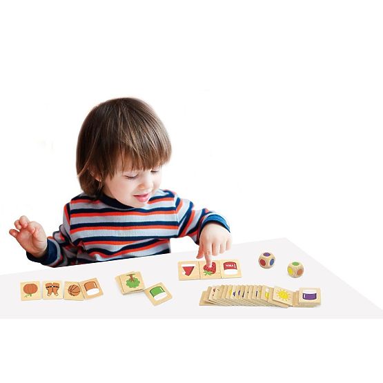 Sestavljanka za razvrščanje barv