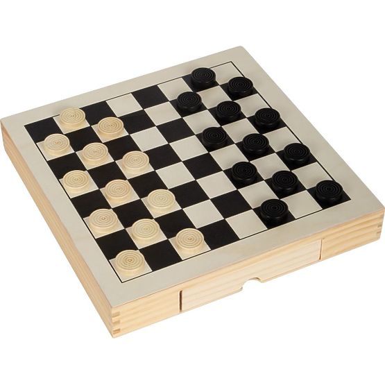 Set lesenih iger 3 v 1 - Šah, Dama, Mlin