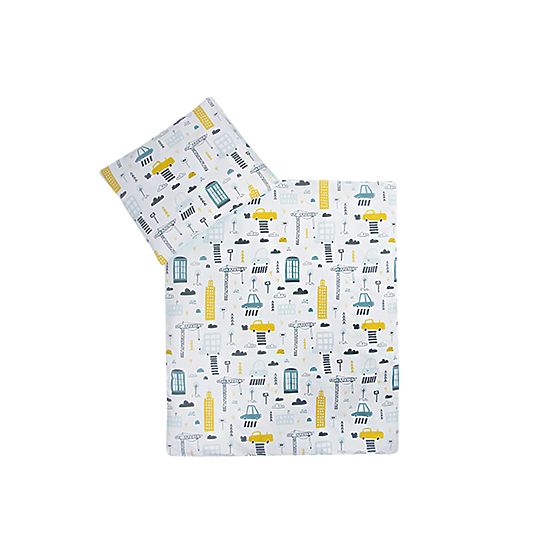 Set posteljnine 120x90 cm City - turkizna