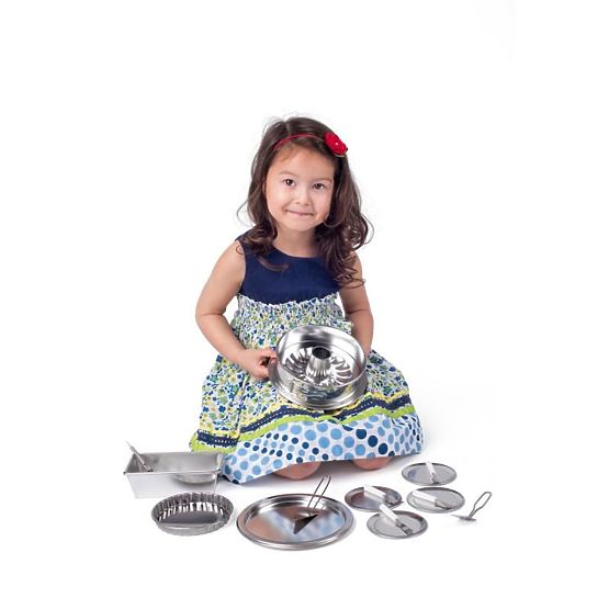 Set za peko z nerjavečimi modelčki