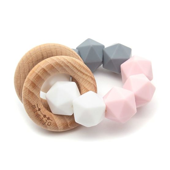 Silikonska grizljajoča ropotuljica Tina