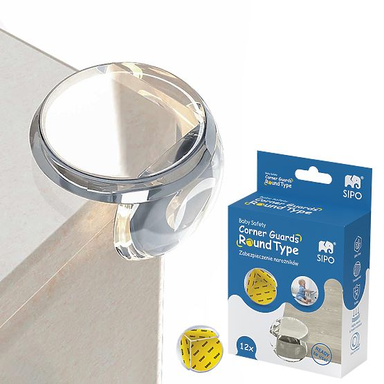 SIPO Komplet zaščit za okrogle kote - 12 kos