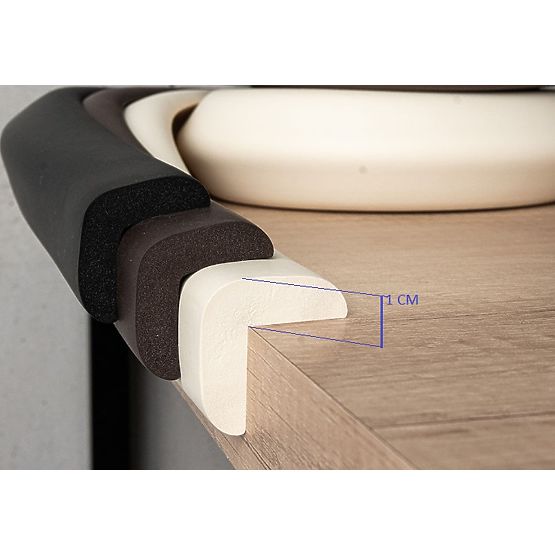 SIPO Zaščitni trak za robove pohištva, bež - 1 kos