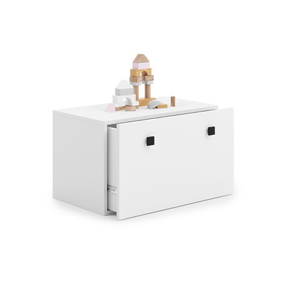 Skrinja za igrače Inga - črn ročaj