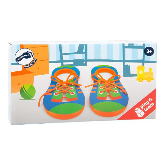 Small Foot Game Zaveži si vezalke Par čevljev