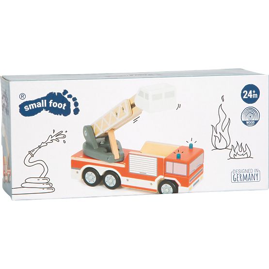 small foot Gasilski tovornjak z vrtljivo lestev