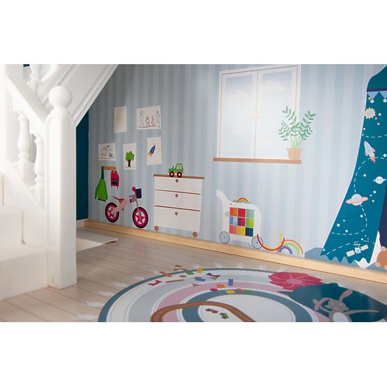 small foot Hišica za punčke Mestna vila