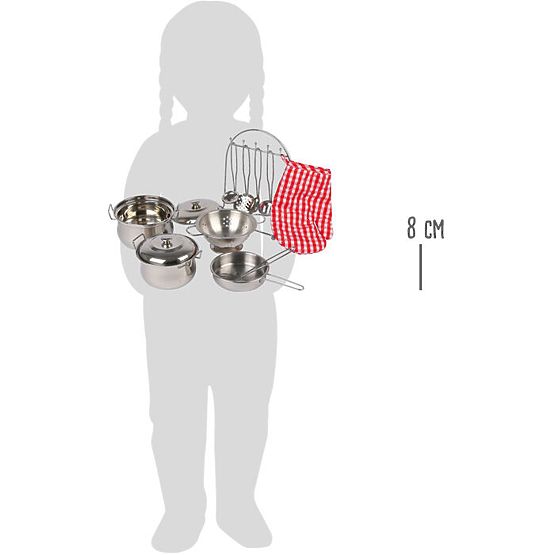 small foot Kovinski komplet posode Gustav