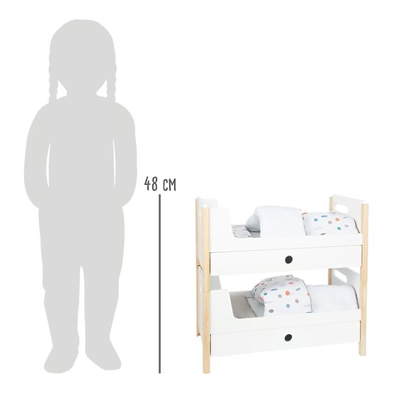 small foot Lesena posteljica Little Button